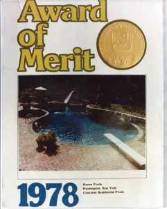 1970s Award Winning Pool 